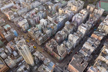 İçin Wan Kwa, Hong Kong - 29 Kasım, 2018: Top Hong Kong konut kenti