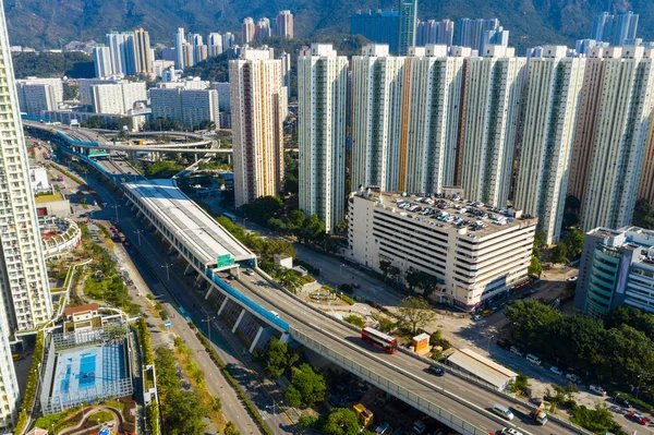 Kowloon City Hong Kong Janeiro 2019 Distrito Residencial Hong Kong — Fotografia de Stock