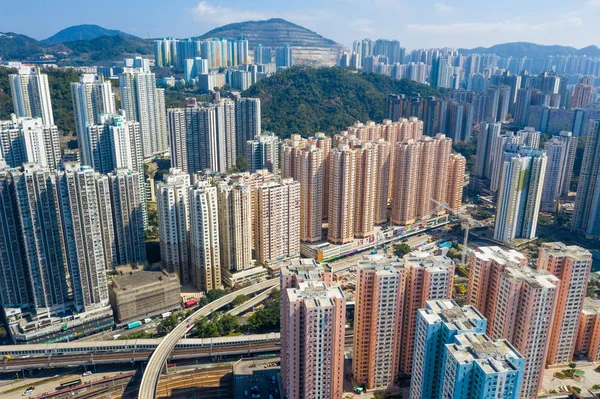 Kowloon City Hong Kong Janeiro 2019 Distrito Residencial Hong Kong — Fotografia de Stock