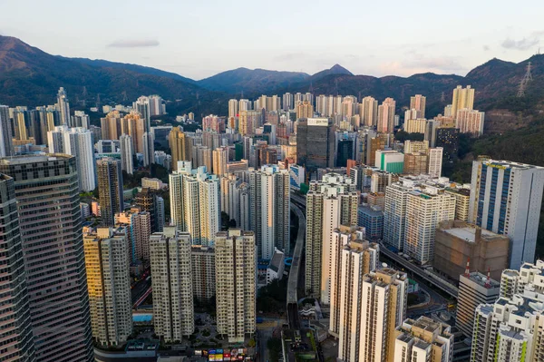 カキヨウ、香港、2019 年 2 月 14 日:-香港の平面図 — ストック写真