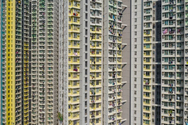 香港建筑物立面 — 图库照片