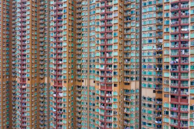 Hong Kong bina cephesi dış