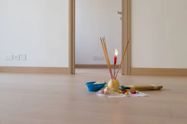 Verhuizen Nieuw Huis Van Chinese Sociale Conventie — Stockfoto