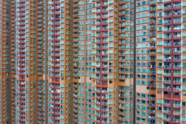 Exterior Fachada Edifício Hong Kong — Fotografia de Stock