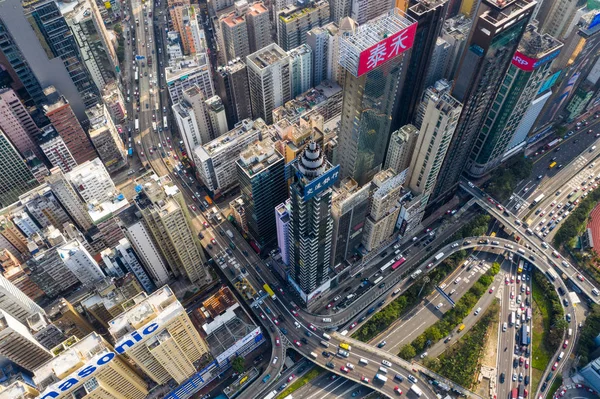 Causeway Bay Hong Kong Février 2019 Ville Hong Kong — Photo