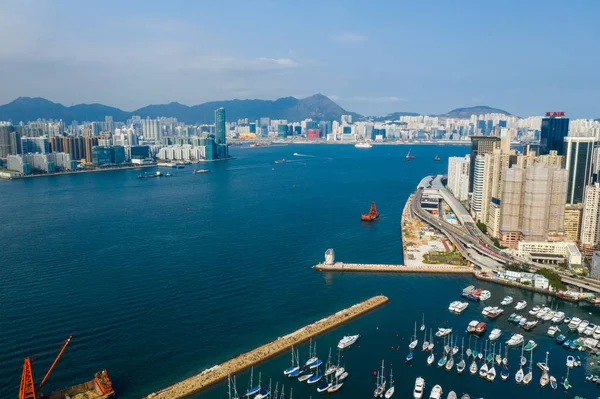 Causeway Bay Hong Kong Febbraio 2019 Typhoon Shelter Città — Foto Stock