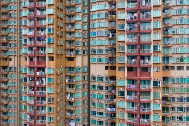 Hong Kong cephe binasının dış cephesi