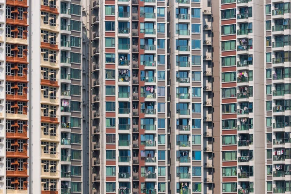 Exteriör Byggnadens Fasad Hong Kong — Stockfoto