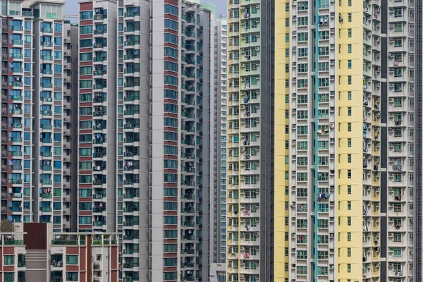 Esterno Della Facciata Dell Edificio Hong Kong — Foto Stock