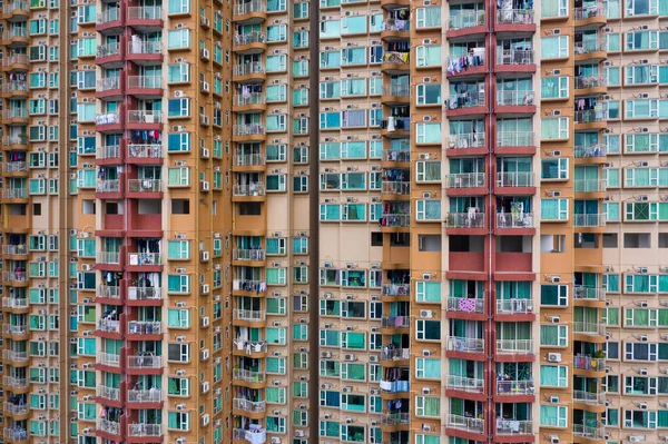 Hong Kong Cephe Binasının Dış Cephesi — Stok fotoğraf