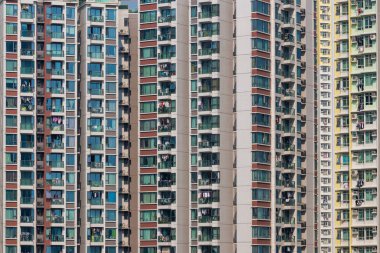 Hong Kong bina cephesi dış