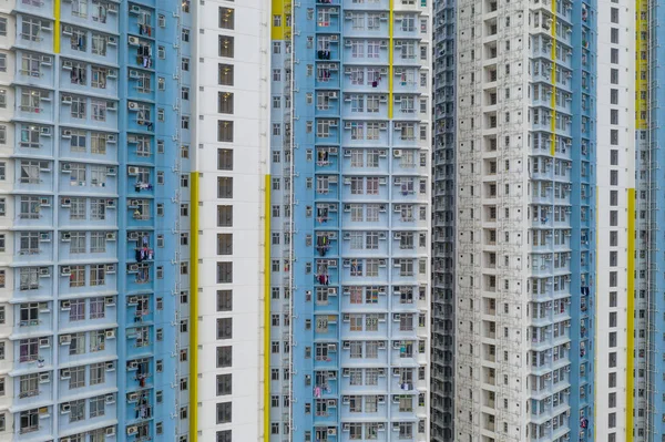 Edificio Fachada Rascacielos Hong Kong —  Fotos de Stock