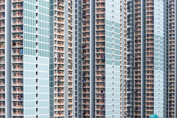 Facciata Architettura Edilizia Hong Kong — Foto Stock