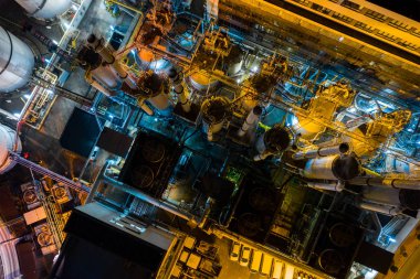 Wan Kwa, Hong Kong - 29 Ocak, 2019 için: Hong Kong gaz fabrikası