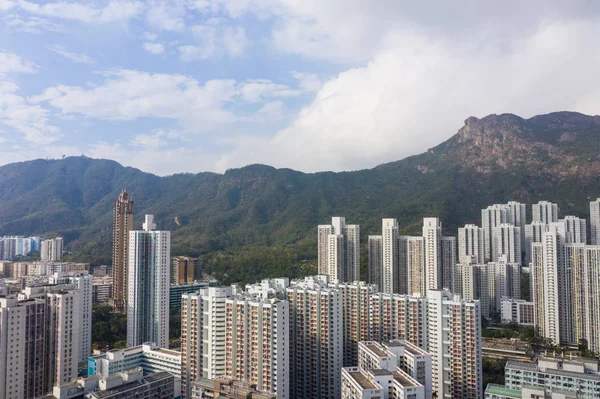 Lok Hong Kong Februari 2019 Hong Kong Woonplaats — Stockfoto