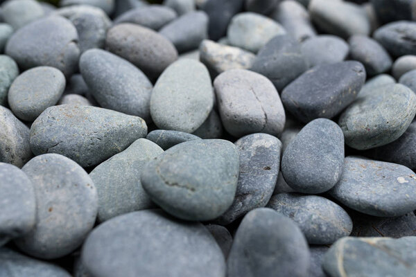 Pebble rock stones close up