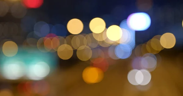 City Night View Blur — Stock Photo, Image