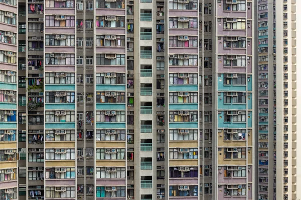 Fachada Edificio Rascacielos Hong Kong — Foto de Stock