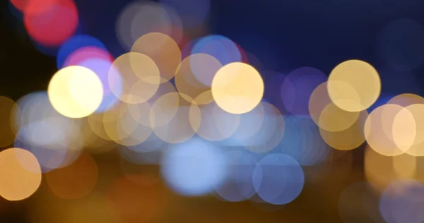 Blur City Night View — Stock Photo, Image