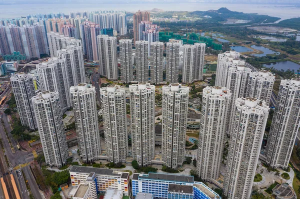 Tin Shui Wai, Hong Kong, 02 februari 2019: Hong Kong residential — Stockfoto