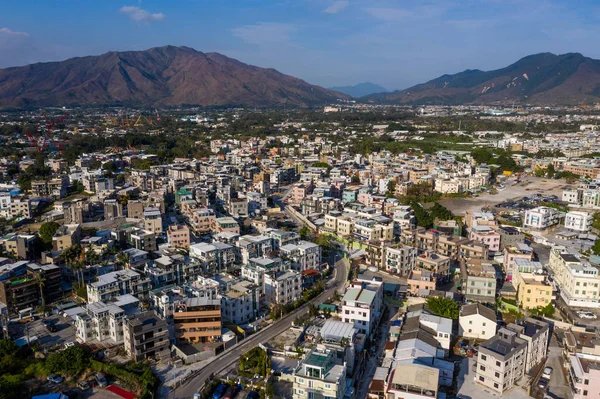 Kam sheung road, Hong Kong 16 February 2019: Hong Kong village i — Stock Photo, Image