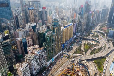 Causeway Körfezi, Hong Kong 22 Şubat 2019: Hong Kong