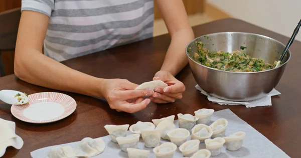 Embalagem Bolinho Carne Chinesa — Fotografia de Stock