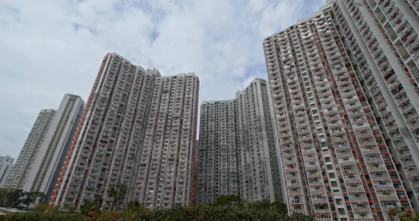 Chuk Yuen Hong Kong Marzo 2019 Edificio Apartamentos Residenciales Hong —  Fotos de Stock