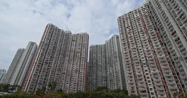 Chuk Yuen Hong Kong Março 2019 Edifício Residencial Hong Kong — Fotografia de Stock