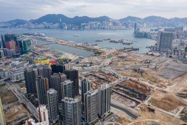 Kai Tak, Hong Kong - 16 Mart 2019: Hong Kong kai tak geliştirme bölgesi