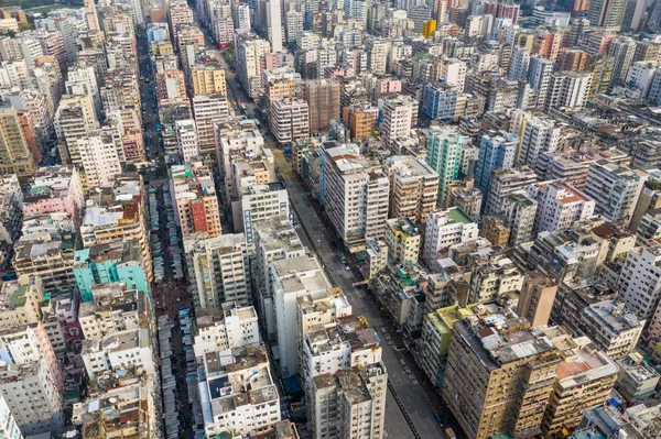 Sham Shui Hongkong Mars 2019 Top Utsikt Över Hong Kong — Stockfoto
