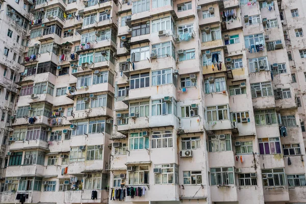 Quarry Bay Hongkong Marca 2019 Stary Budynek Mieszkalny — Zdjęcie stockowe