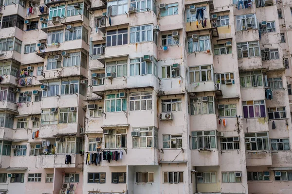 Quarry Bay Hong Kong Mars 2019 Gamla Bostadshus — Stockfoto