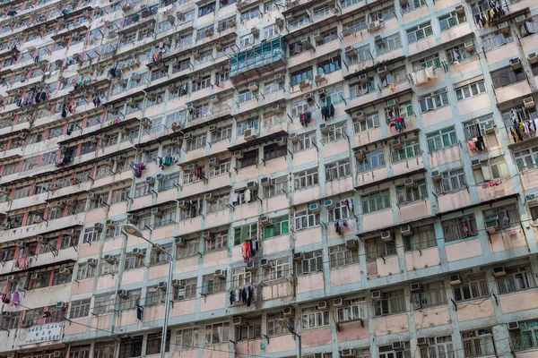 Quarry Bay Hong Kong Mart 2019 Eski Konut Binası — Stok fotoğraf