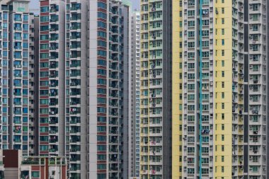 hong Kong apartmanın dış cephe