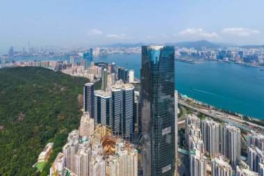 Quarry Bay, Hong Kong - 19 Mart 2019: Hong Kong şehri