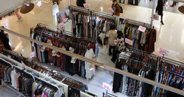 Shenzhen, Çin, 11 Mart 2019: alışveriş merkezinin en iyi görünümü