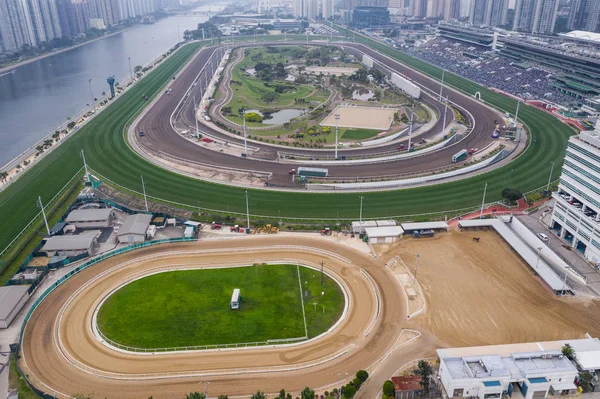 香港沙田 2019年3月17日 香港沙田赛马场 — 图库照片