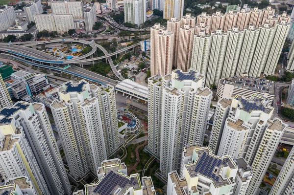 Kai Tak Hong Kong März 2019 Ansicht Der Stadt Von — Stockfoto