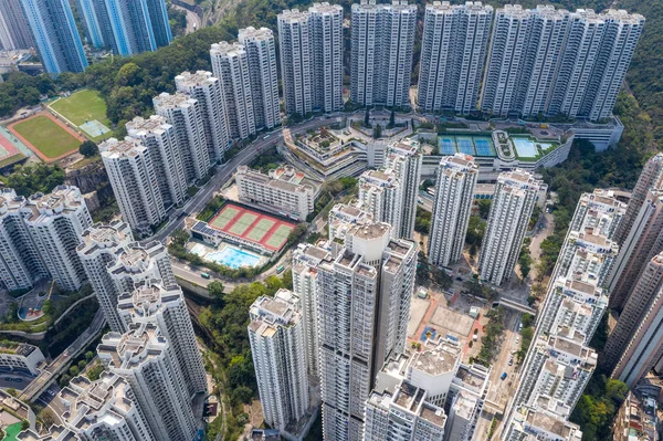 Quarry Bay Hong Kong Março 2019 Distrito Residencial Hong Kong — Fotografia de Stock