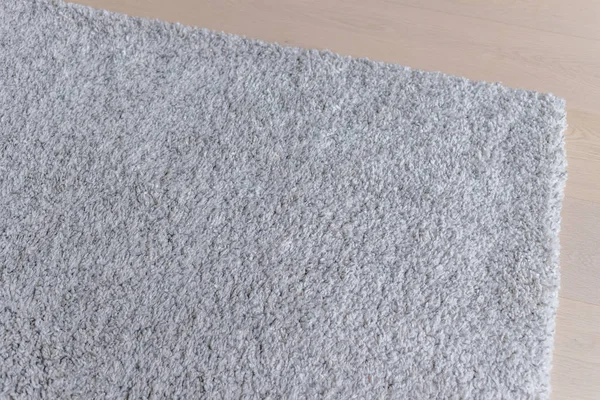 Alfombra Peluda Beige Suelo Casa — Foto de Stock