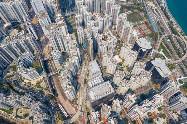 Тай Гонконг Березня 2019 Вигляд Місто Гонконг — стокове фото