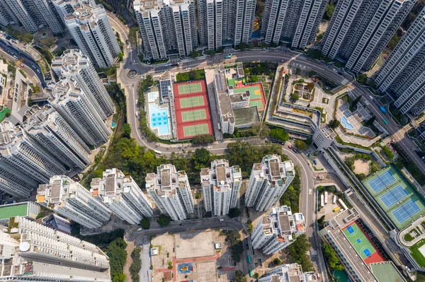 Tai Koo Hong Kong Marzo 2019 Vista Dall Alto Verso — Foto Stock