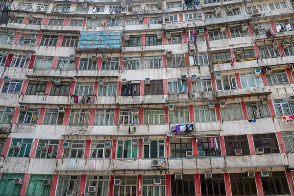 Quarry Bay Гонконг Марта 2019 Года Старое Жилое Здание — стоковое фото