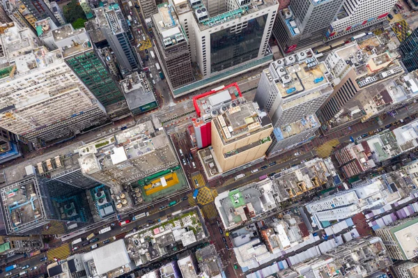 Mong Kok Hongkong Březen 2019 Pohled Budovu Hongkongu — Stock fotografie