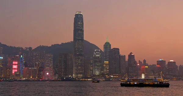 Victoria Harbour Hongkong Březen 2019 Hongkongské Město — Stock fotografie