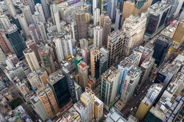 Mong Kok Hong Kong Marzo 2019 Vista Dall Alto Della — Foto Stock