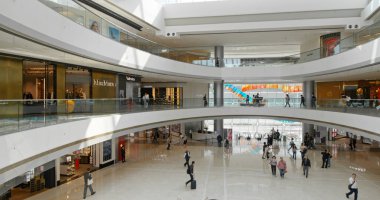 Merkez, Hong Kong - 28 Mart, 2019: Hong Kong'da alışveriş merkezi