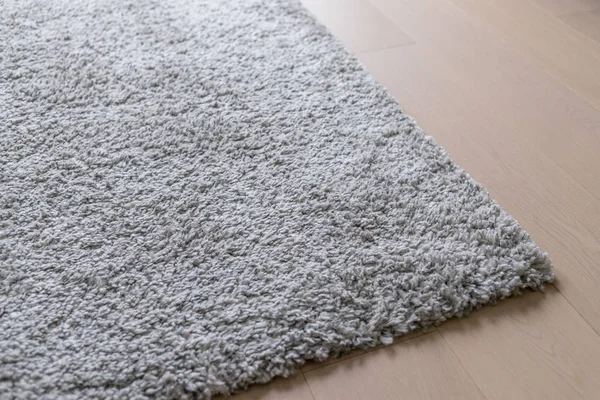 Tapis Gris Sur Sol Maison — Photo