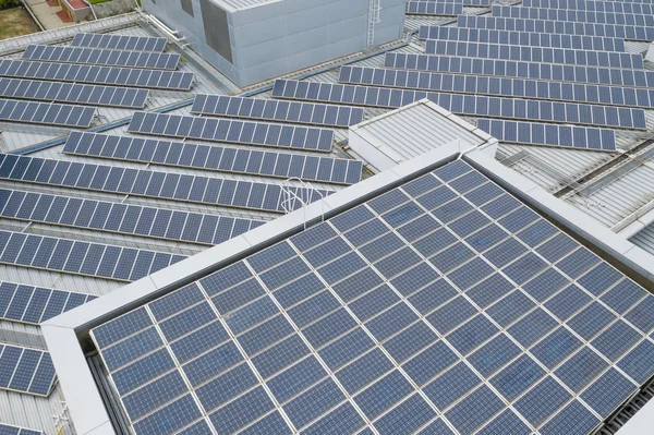 Solární Systém Střeše Střechy — Stock fotografie